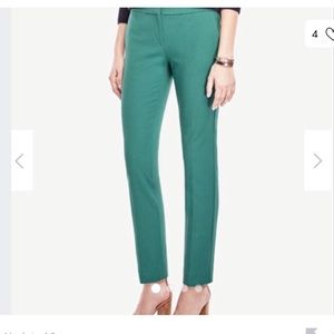Green Ann Taylor Ankle Pants Size 4